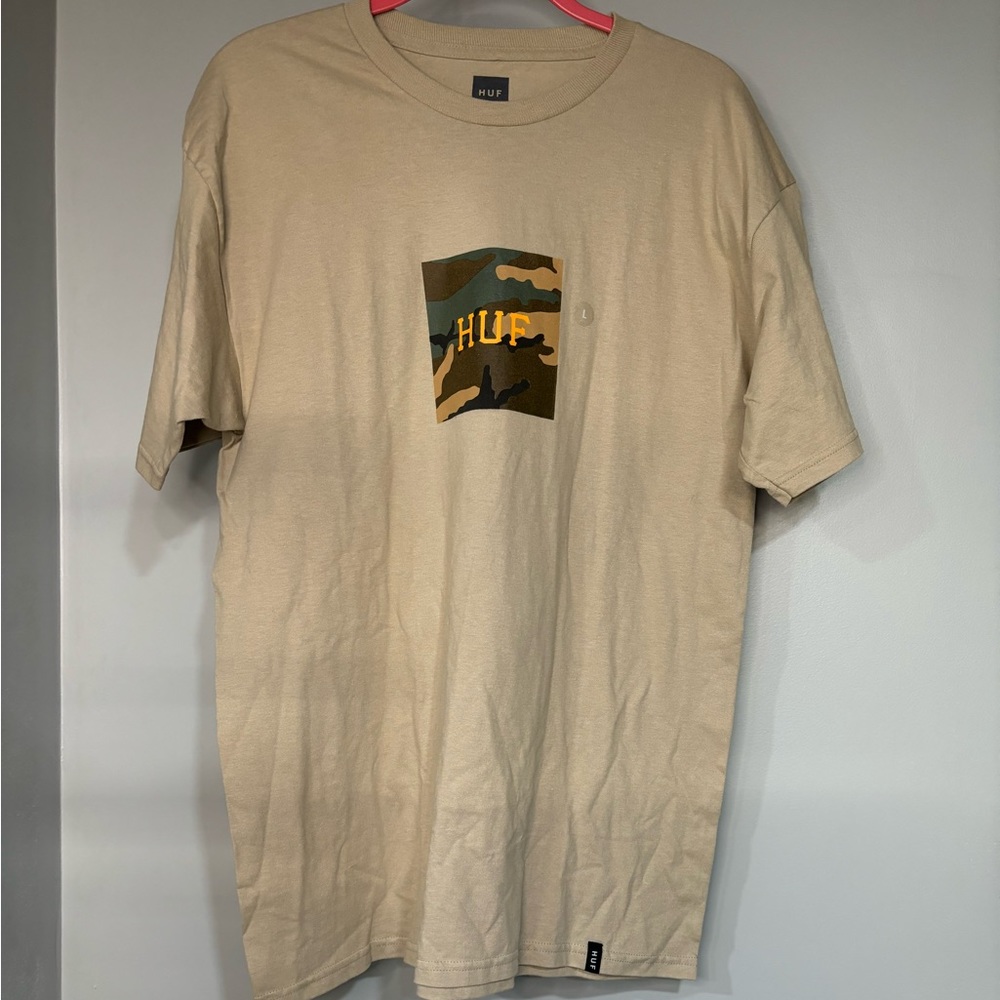 HUF Ambush Camo Box Logo S/S tee (NWOT) Size L